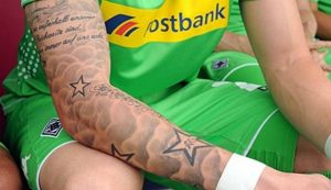 Andre Hahn's Tattoo on his hand