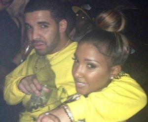 Bernice Burgos's with her ex-boyfriend, Drake