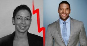 wanda hutchins and her ex-husband Michael Strahan