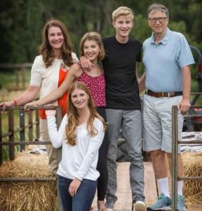 Rory John Gates with his family