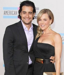 Rich Orosco with his wife Julie Benz