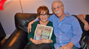 Steve Janowitz with his wife
