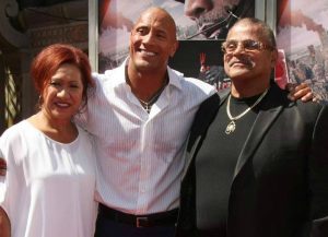 Ata johnson with her ex-husband and her son