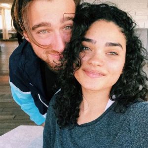 Brittany O’Grady’ with her boyfriend Ben Huyard