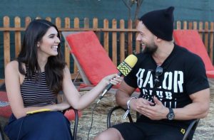 Cathy Kelley with her boyfriend, Finn Balor