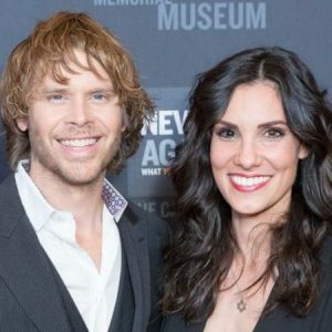 David Paul Olsen with his wife Daniela Ruah