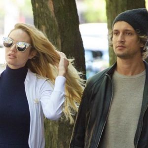 Nicoli Hermann with his girlfriend Candice Swanepoel