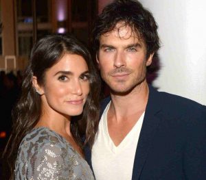 Ian Somerhalder with his wife