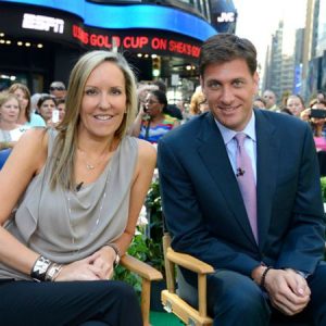 Stacy Greenberg with her husband Mike Greenberg