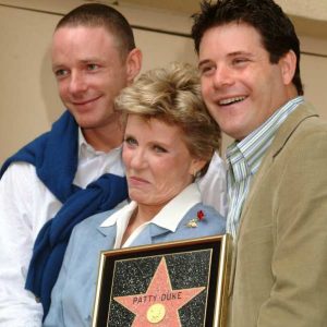Patty Duke with her sons
