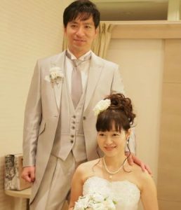 Yumiko Fukushima with her husband