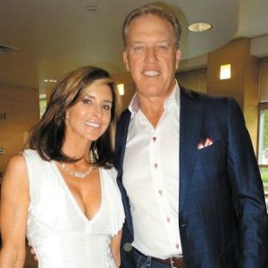 Paige Green with her husband John Elway