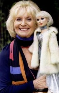 Sylvia Anderson with her pupet