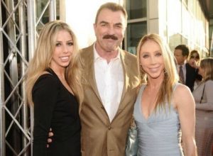 Jillie Mack with her husband and daughter