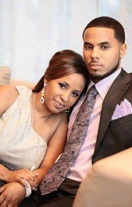 D. J. Augustin with his wife