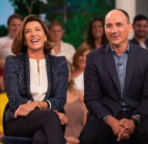 Hilary Farr with David Visentin at todayshows