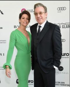 Jane Hajduk with her husband Tim Allen at award function
