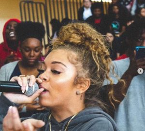 Miss Mulatto while performing