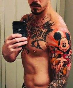 David Bromstad's Tattoos on his Bod