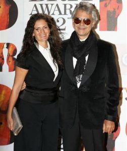Enrica Cenzatti with her ex-husband
