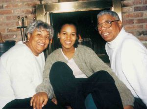 Kerry Washington with her parents