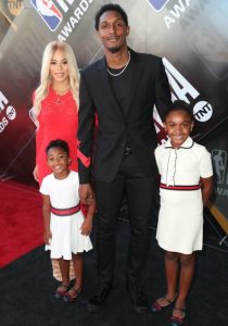 Rece Mitchell with her boyfriend and kids
