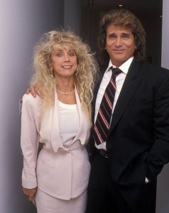 Late Michael Landon with his wife, Cindy Landon