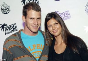 Carly Hallam with her husband, Daniel Tosh