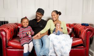 Danielle with her family