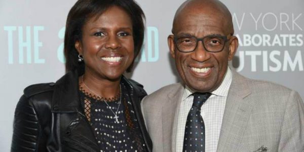 Al Roker with his wife, Deborah Roberts