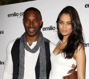 Berniece Julien with her ex-hsuband, Tyson Beckford