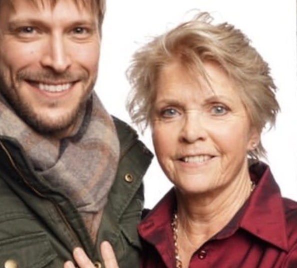 Caption: Jon Cor with an American actress, Meredith Baxter (Photo: Instagra...