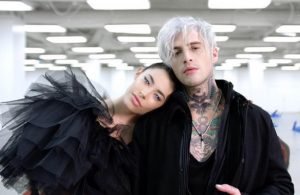 Johnny Stevens with his girlfriend