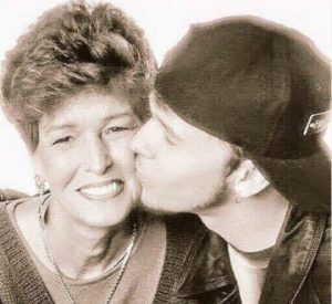 Donnie Wahlberg with his mother, Alma Wahlberg