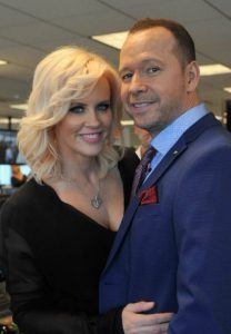 Donnie Wahlberg with his wife, Jenny McCarthy