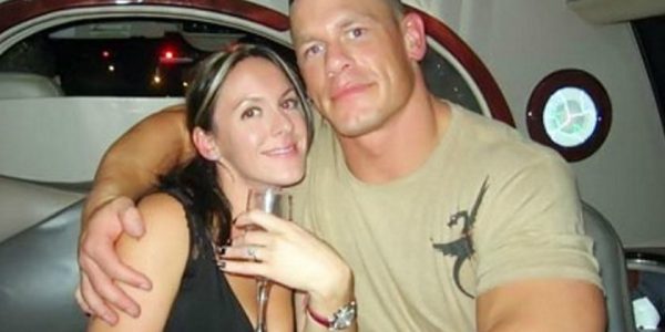 Elizabeth Huberdeau with her ex-husband, John Cena