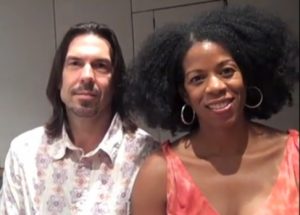 Kim Wayans with her husband, Kevin Knotts