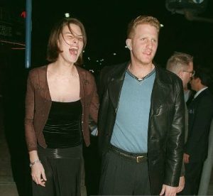 Nichole Beattie with her ex-husband, Michael Rapaport
