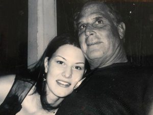 Nicole Beattie with her father, David Beattie