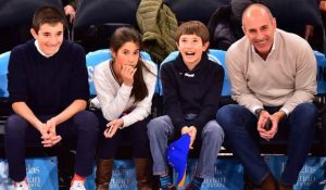 Romy Lauer with her father, Matt Lauer and two brothers