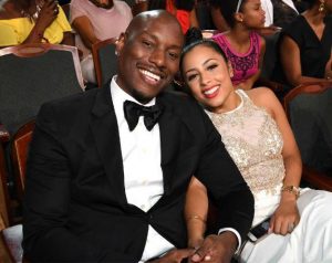 Samantha Lee Gibson with her husband, Tyrese Gibson