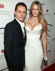 Shannon De Lima with her ex-husband, Marc Anthony