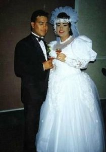 Suzette Quintanilla with her husband, Bill Arriaga