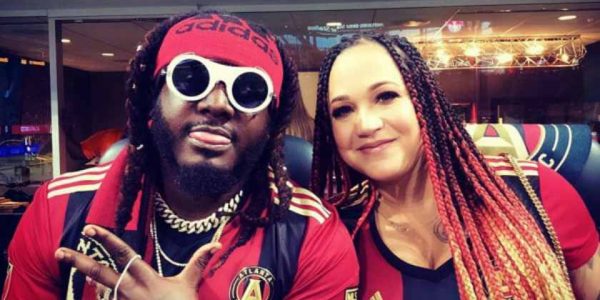 T-Pain with his wife, Amber Najm