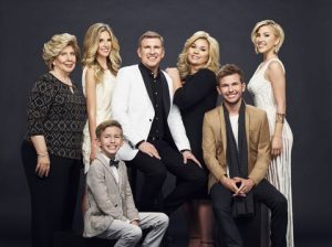 Todd Chrisley with his family