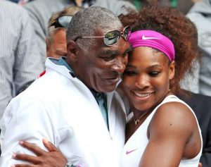 Venus Williams's father, Richard Willaims and her sister, Serena Williams
