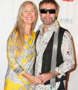 Paul Rodgers with his wife