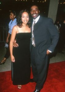 Morris with his wife Pam