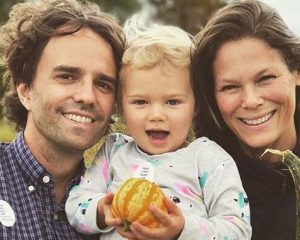 Serena Altschul with her daughter and Cooper Cox