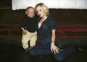 Genevieve Gallen with her ex-husband, Verne Troyer